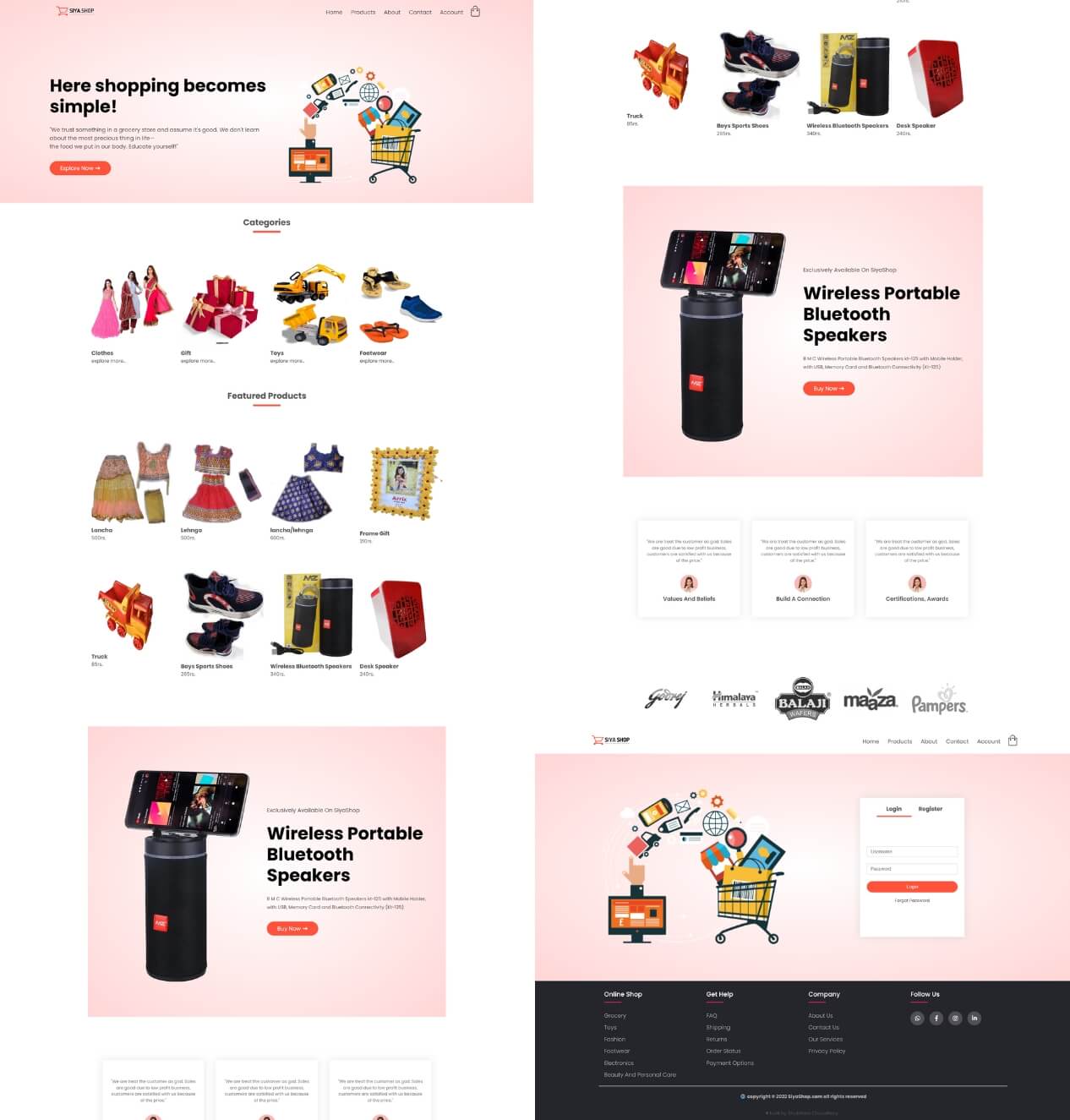 Seeya Shop (E-commerce Website)