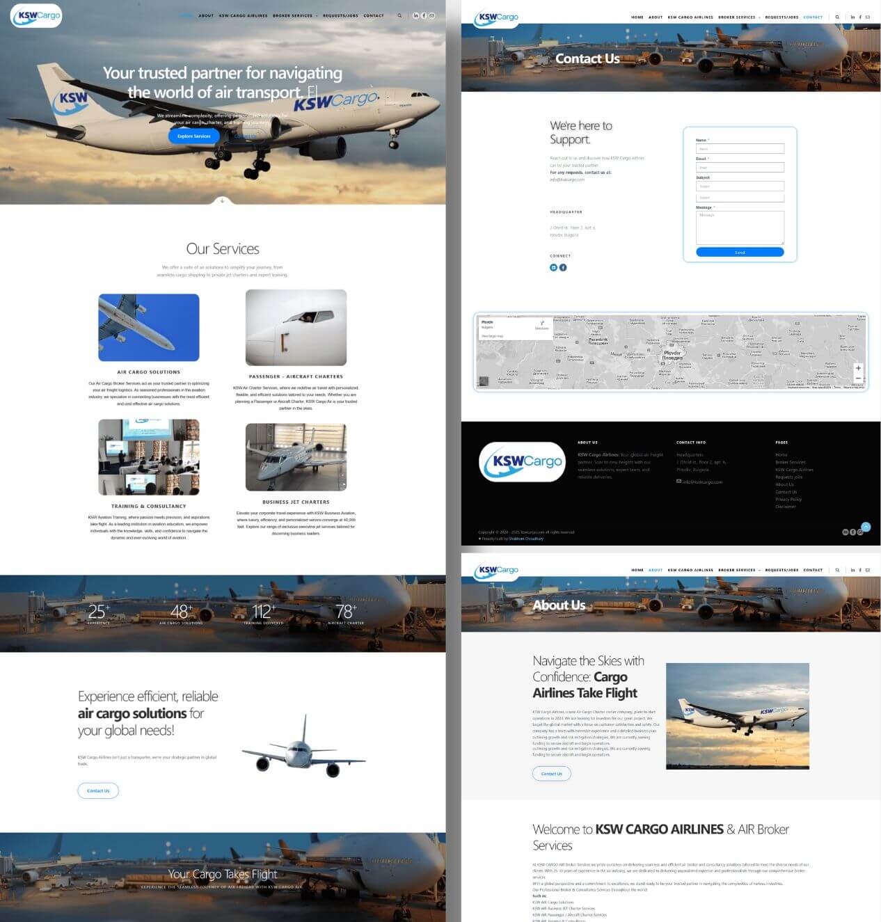 KSW Air Cargo (Services Showcase Website)